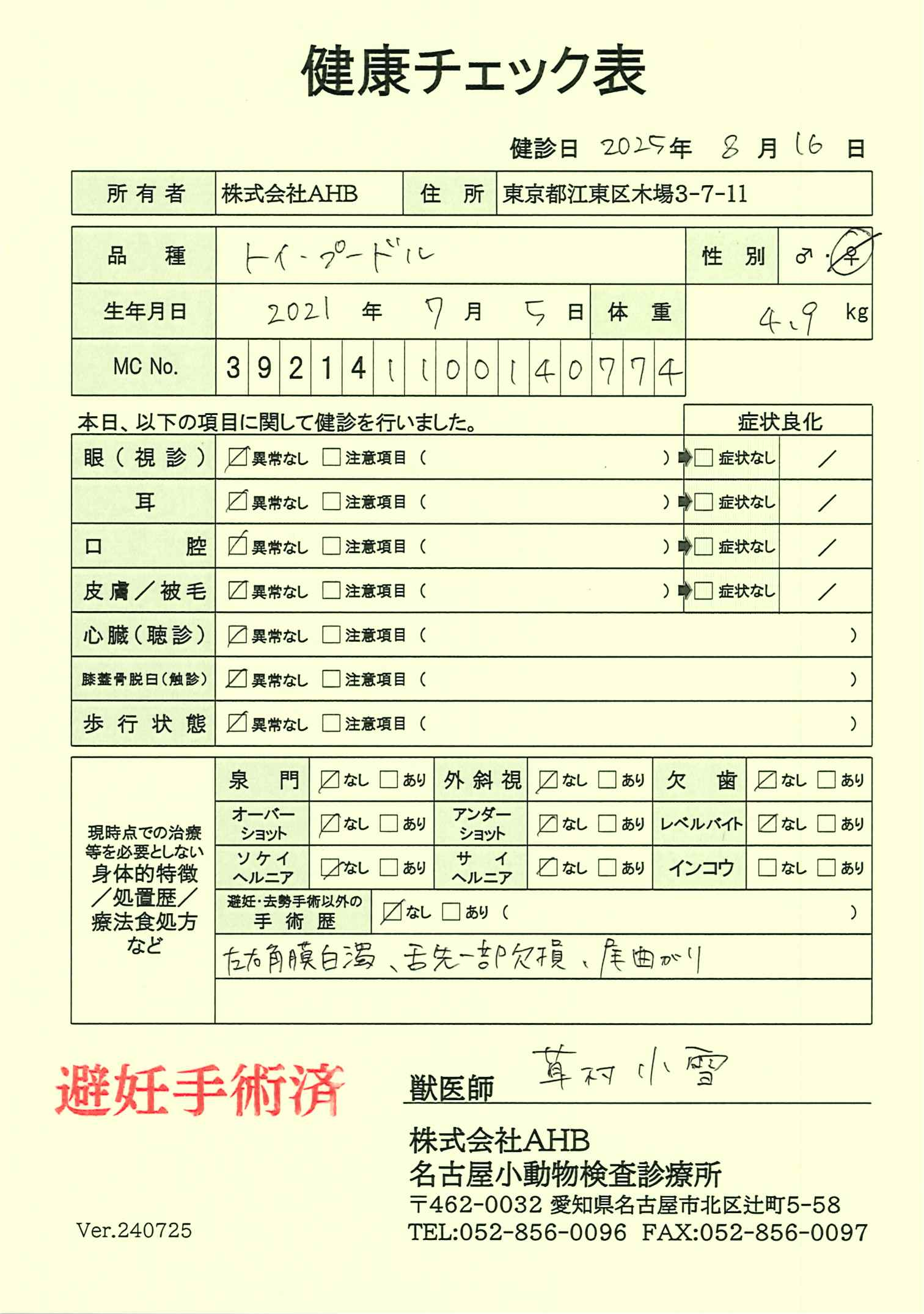 トイ・プードル