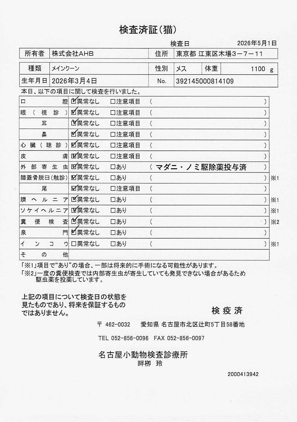 メインクーン