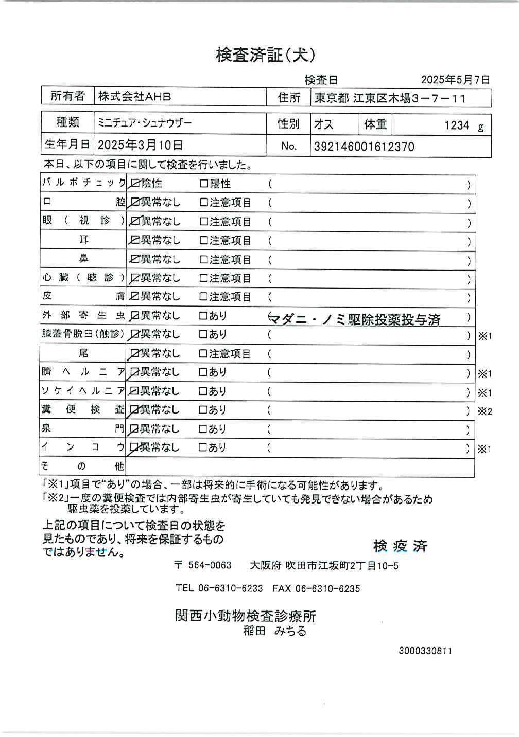 ミニチュア・シュナウザー