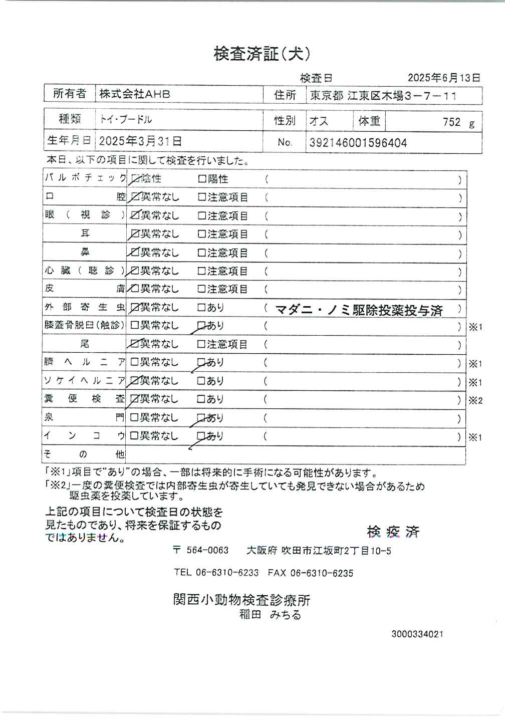トイ・プードル