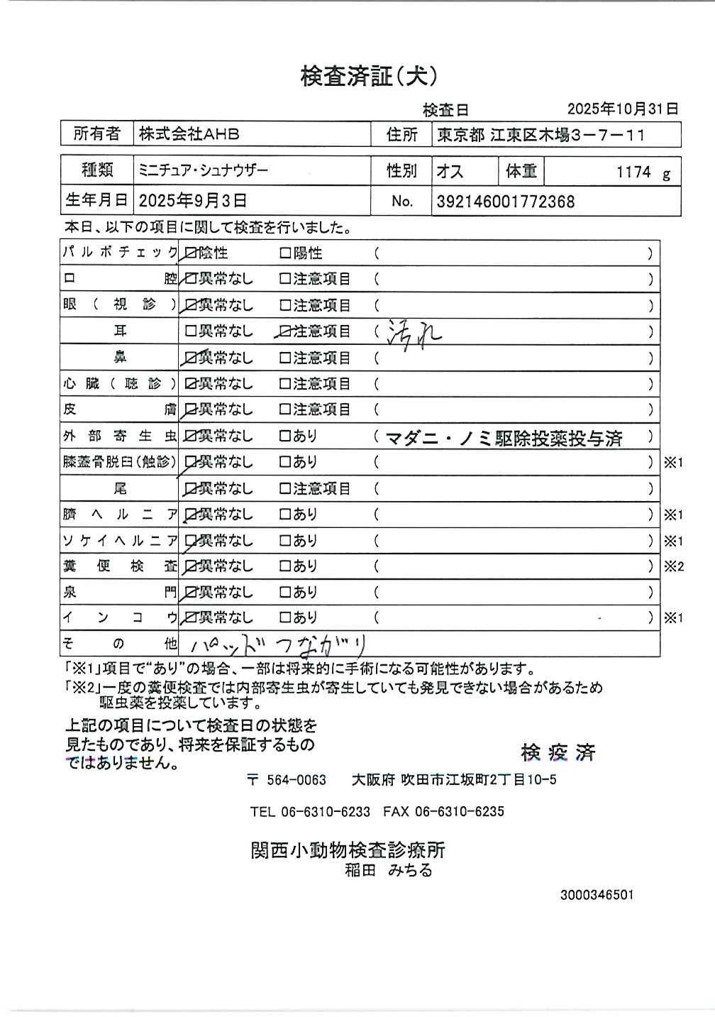 ミニチュア・シュナウザー