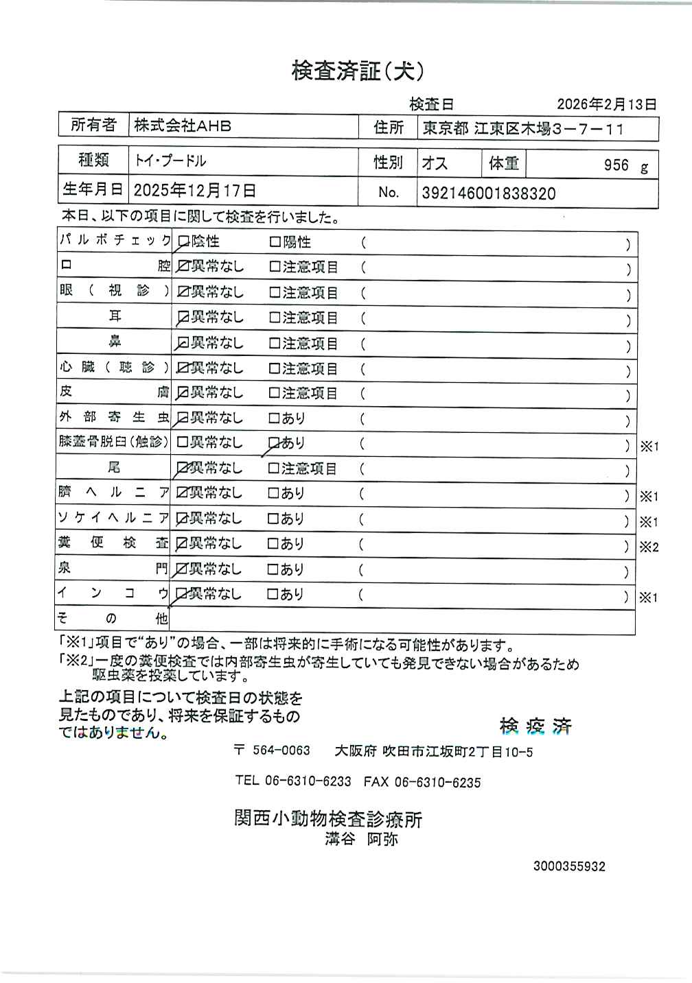 トイ・プードル