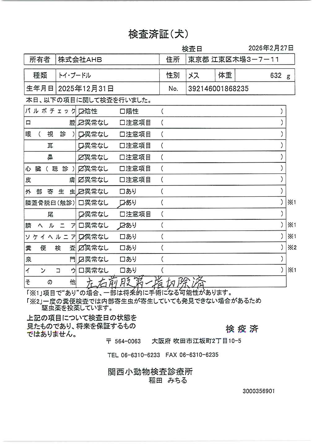 トイ・プードル