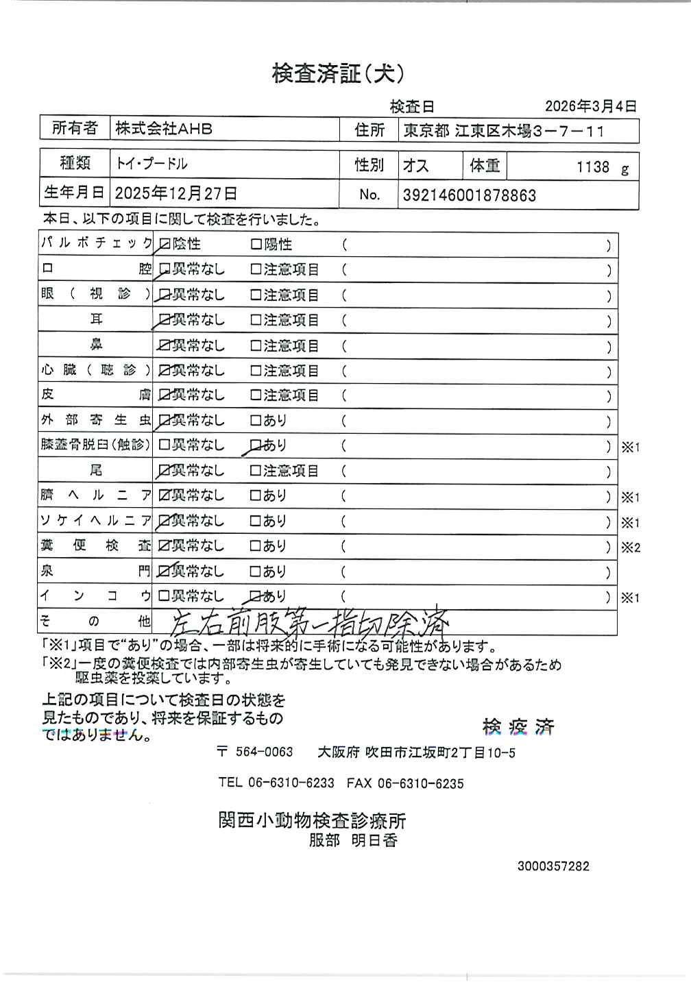 トイ・プードル