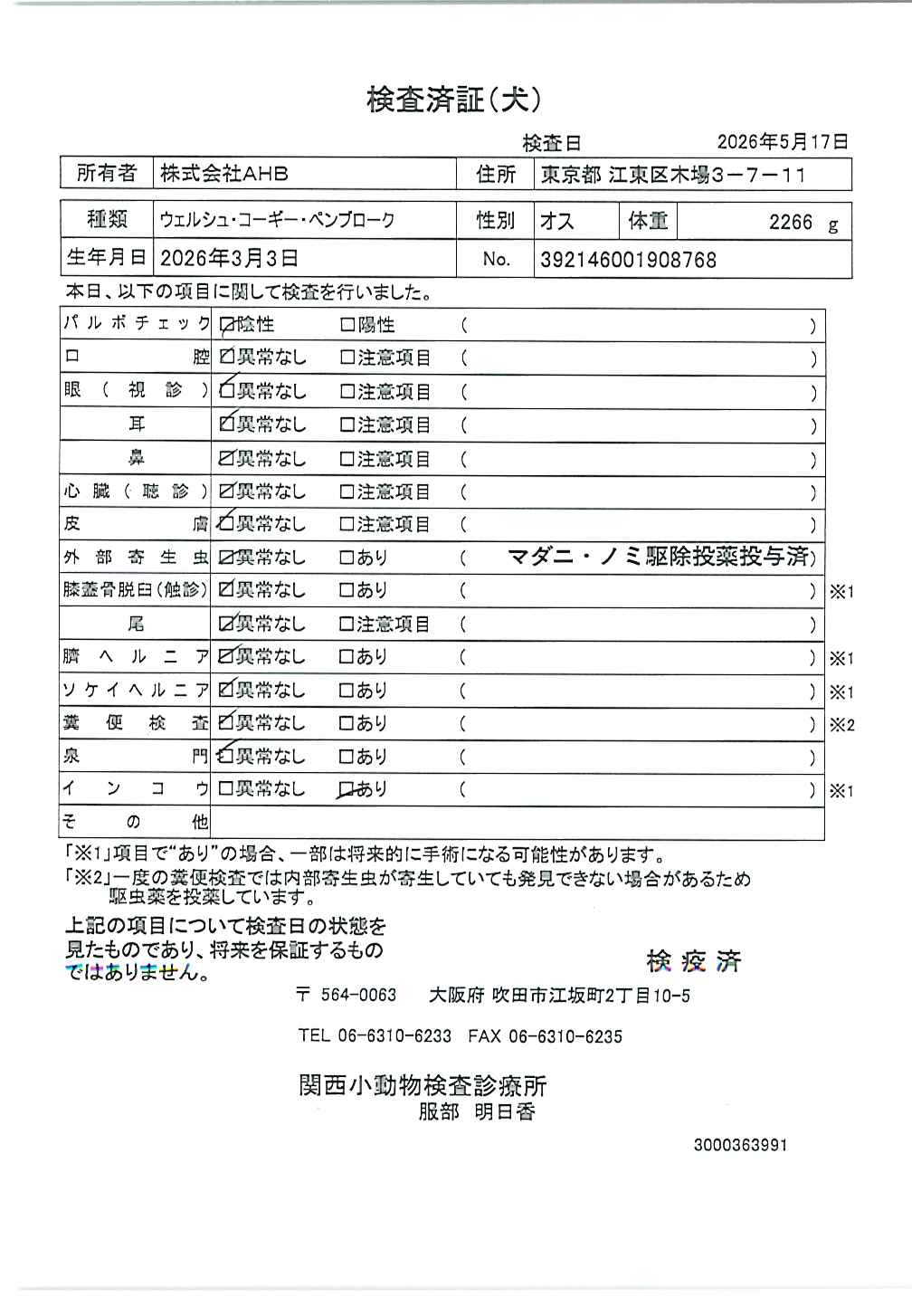 ウェルシュ・コーギー・ペンブローク