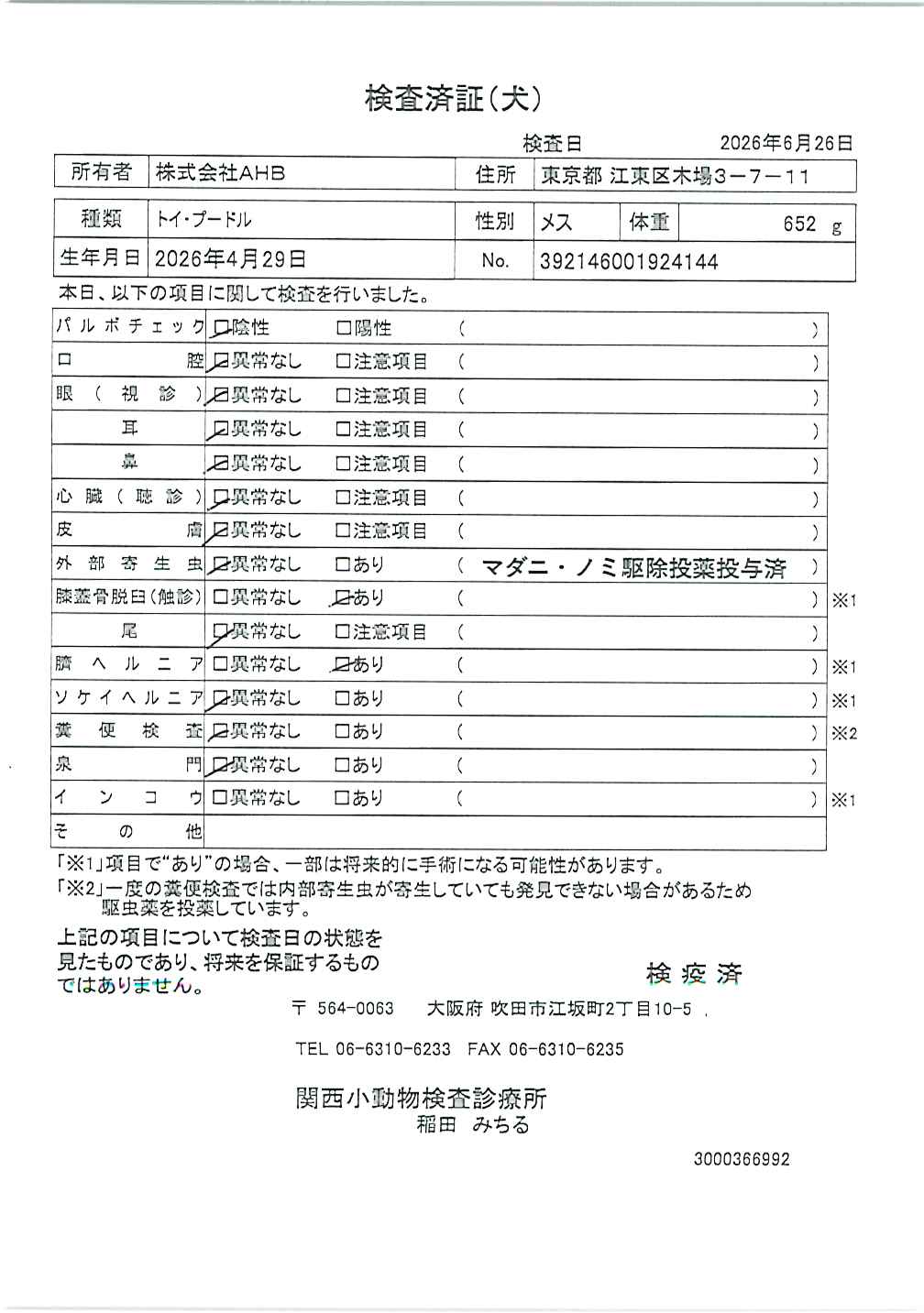 トイ・プードル