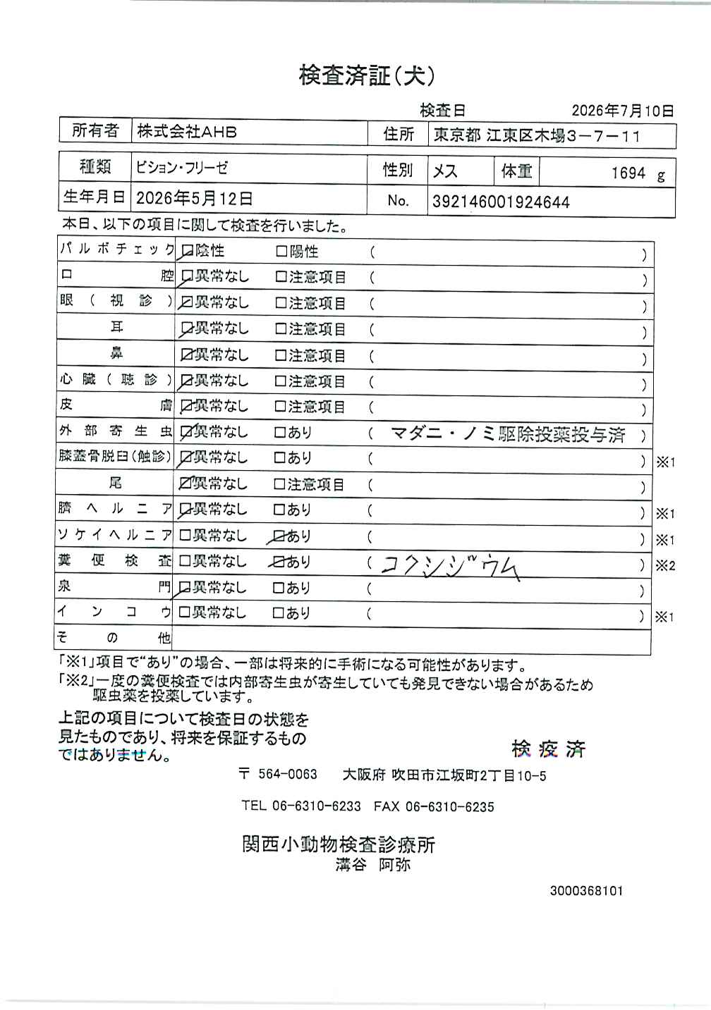 ビション・フリーゼ