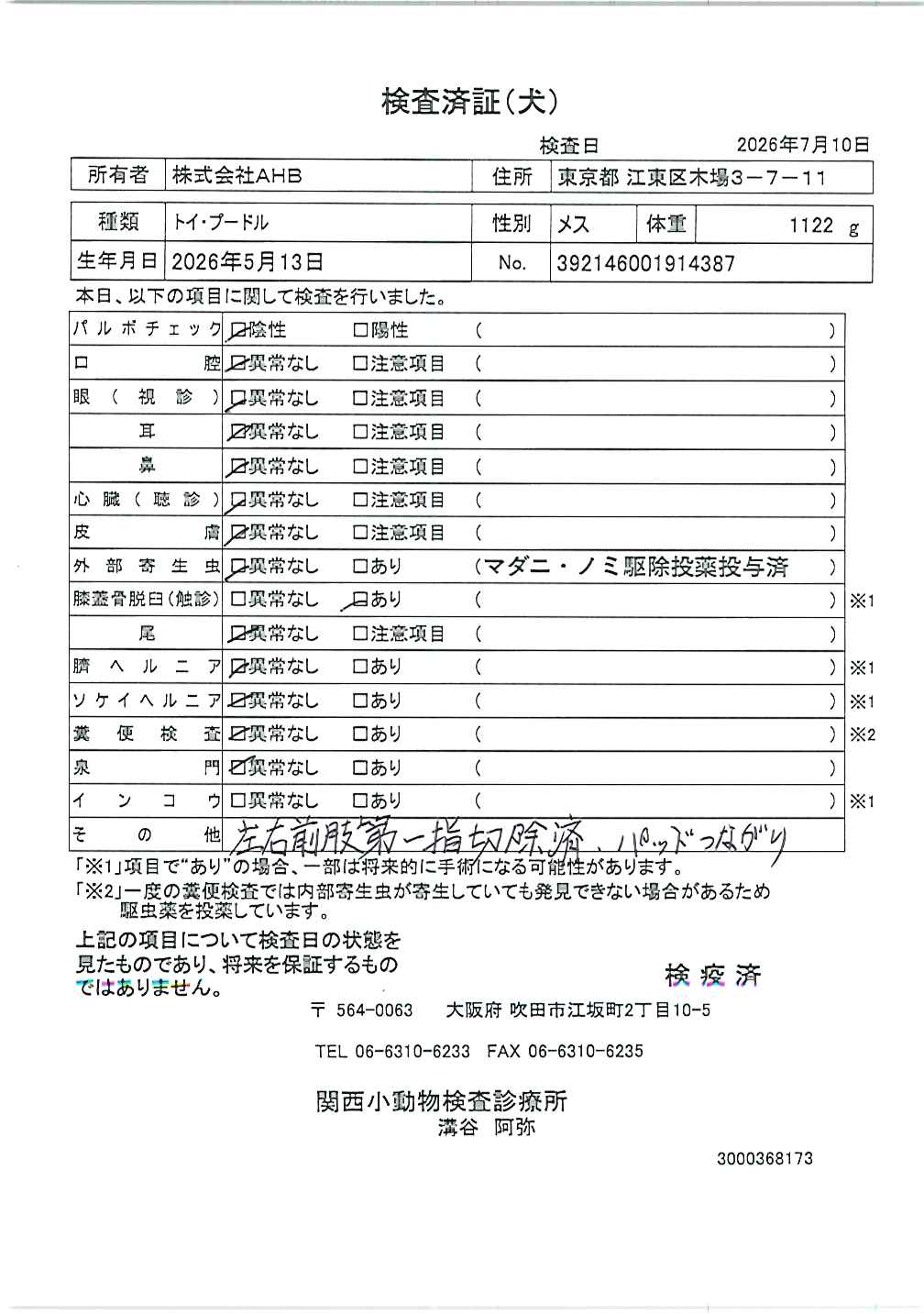 トイ・プードル