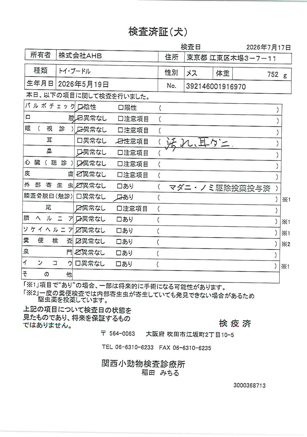 トイ・プードル