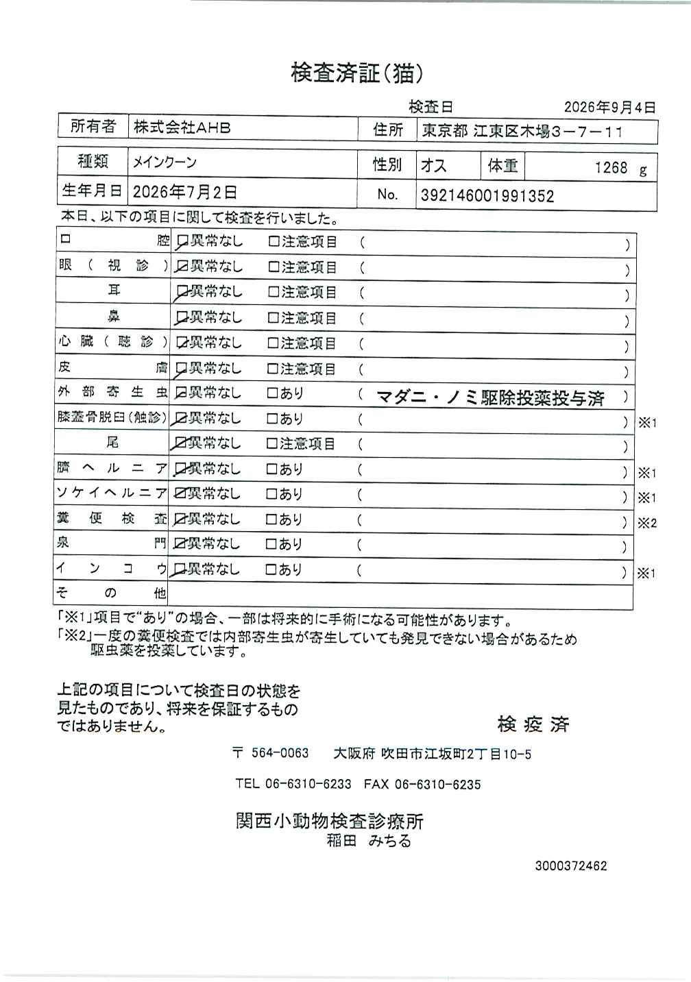 メインクーン