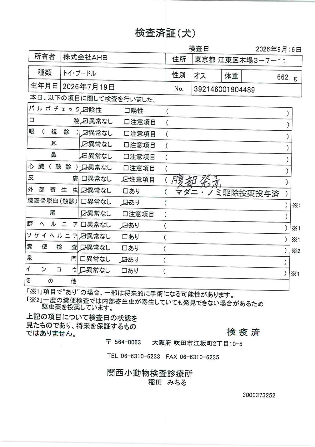 トイ・プードル