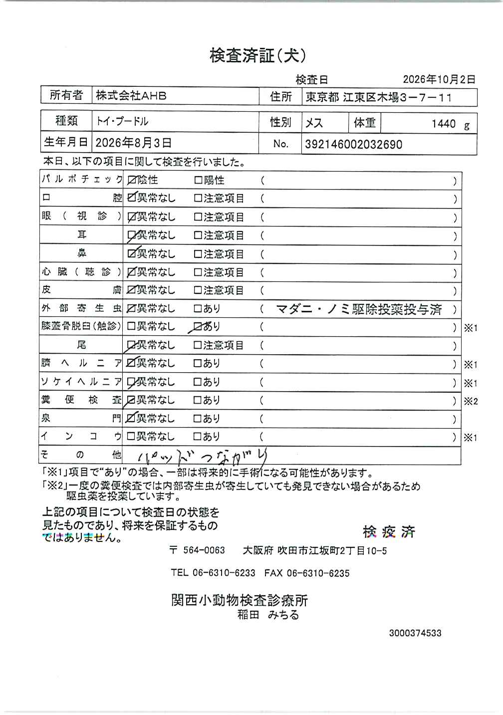 トイ・プードル