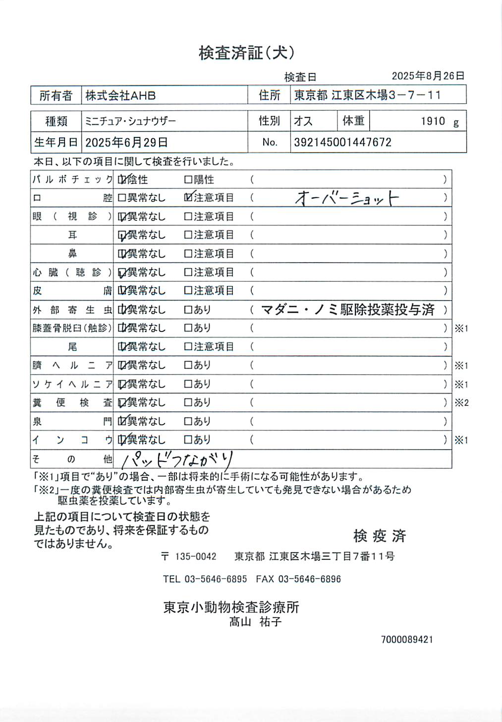 ミニチュア・シュナウザー