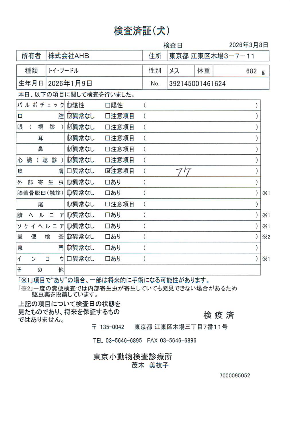 トイ・プードル