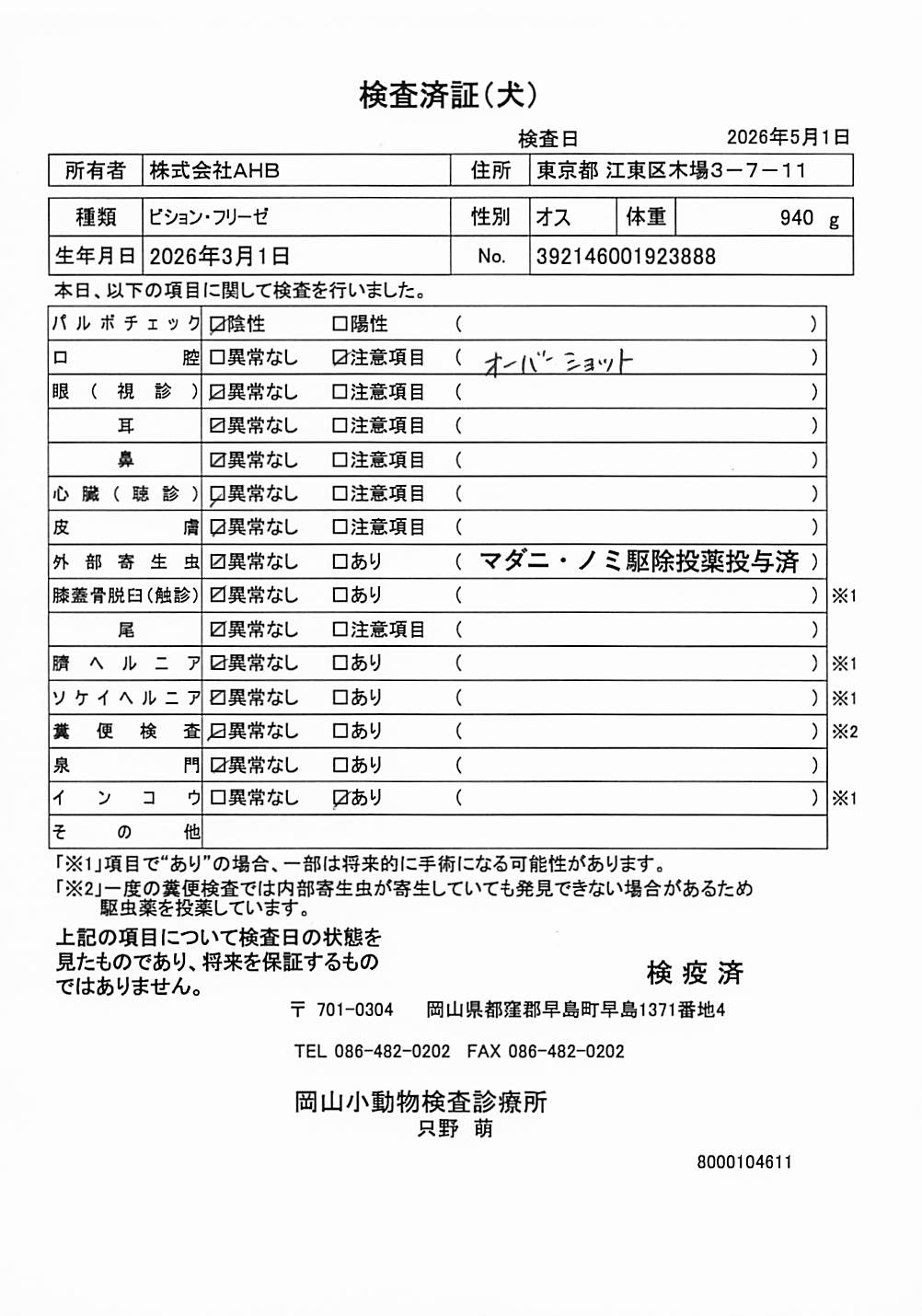ビション・フリーゼ