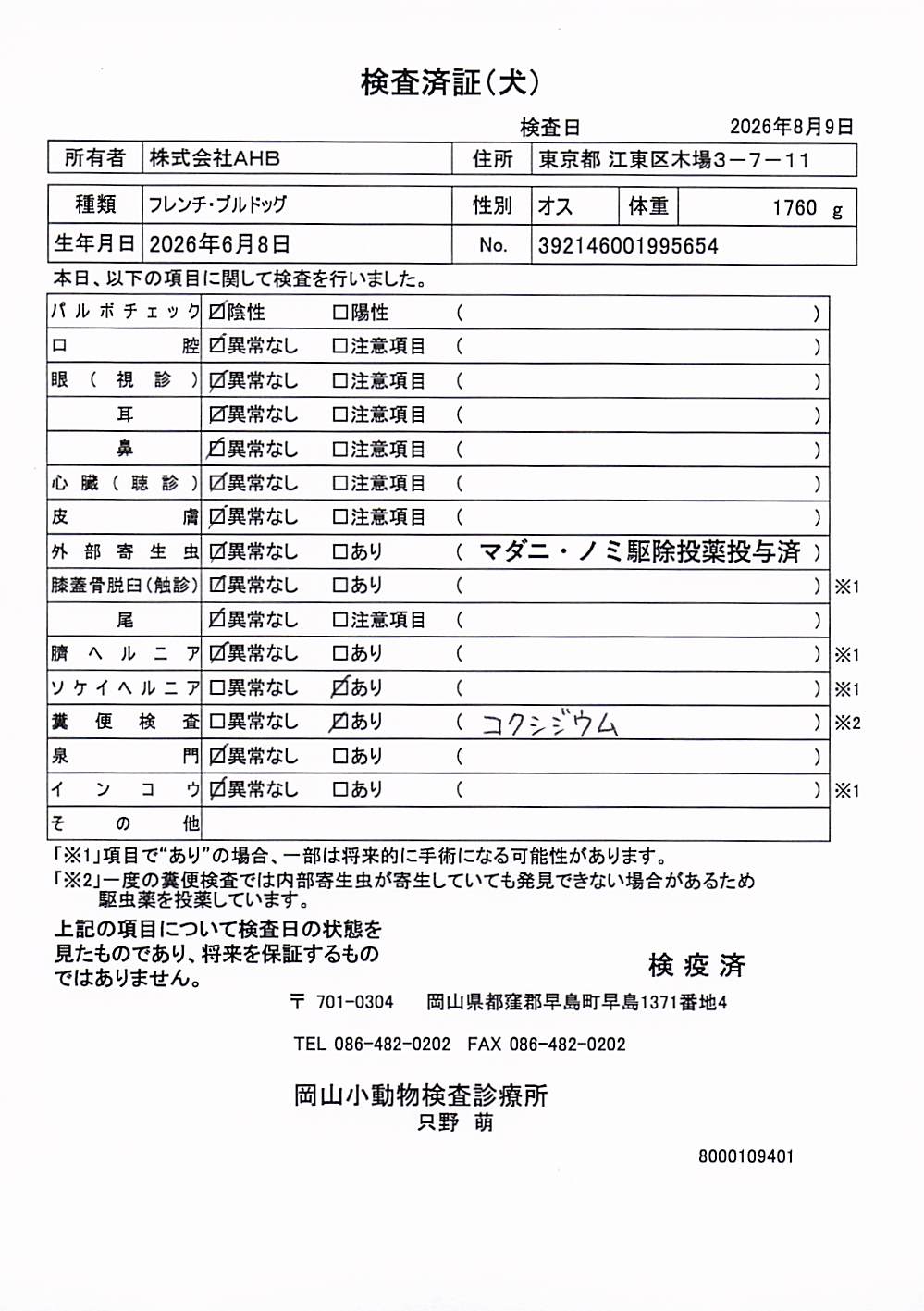 フレンチ・ブルドッグ
